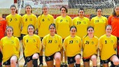 CONJUNTO. Plantilla del GAB Jaén femenino que ha conseguido el título de la Liga de Formación.