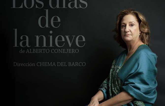 INTERPRETACIÓN. La actriz jiennense Rosario Pardo caracterizada como Josefina Manresa en el cartel de la obra.