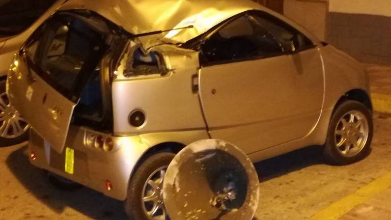 Accidente por la caída de una campana