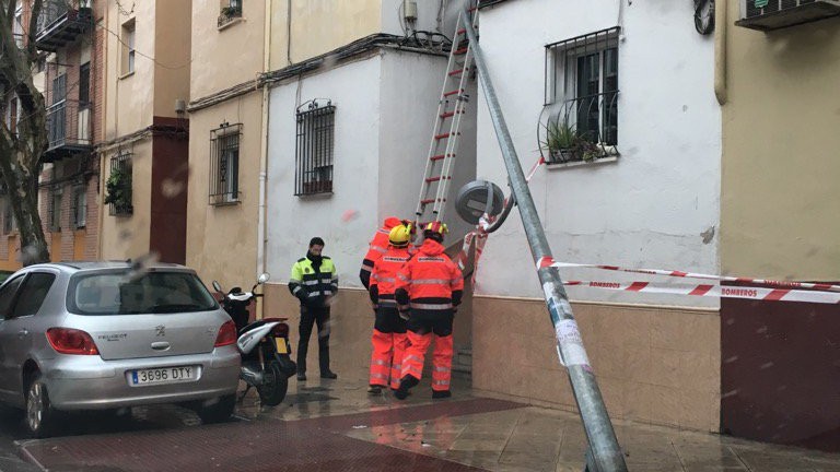 El temporal deja incidentes en Jaén
