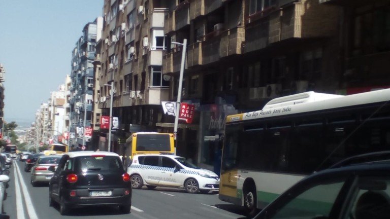 Accidente en la avenida de Madrid