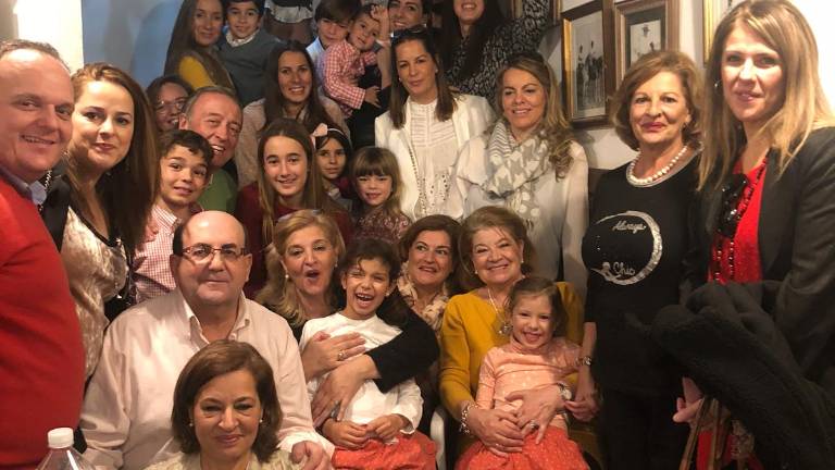 La familia Cano lo celebra