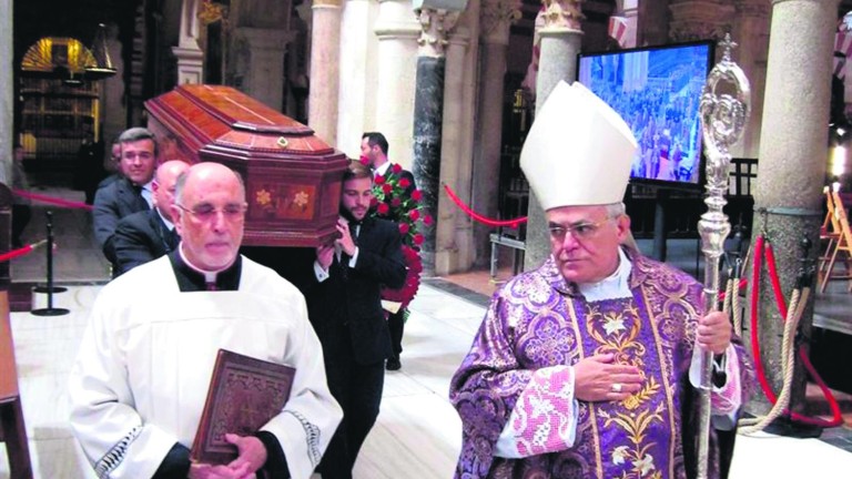 Despedida del obispo de Córdoba a Miguel Castillejo