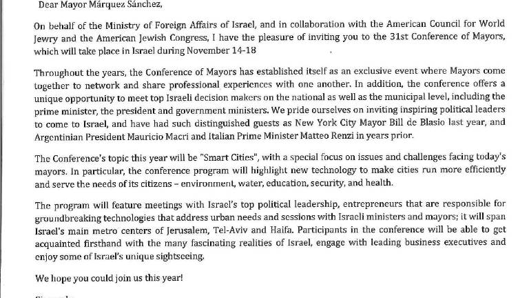 Un enviado especial a Israel Un enviado especial a Israel
