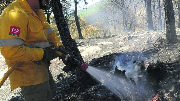 A juicio un menor por el incendio de Jabalcuz A juicio un menor por el incendio de Jabalcuz
