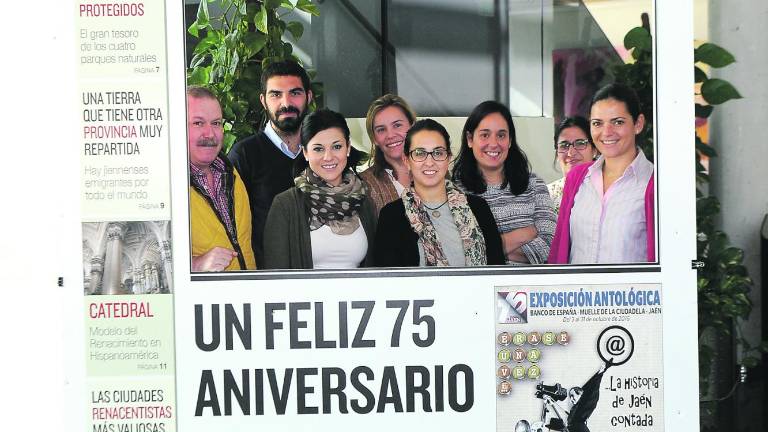 Los 75 años de Diario JAÉN en el corazón de Geolit