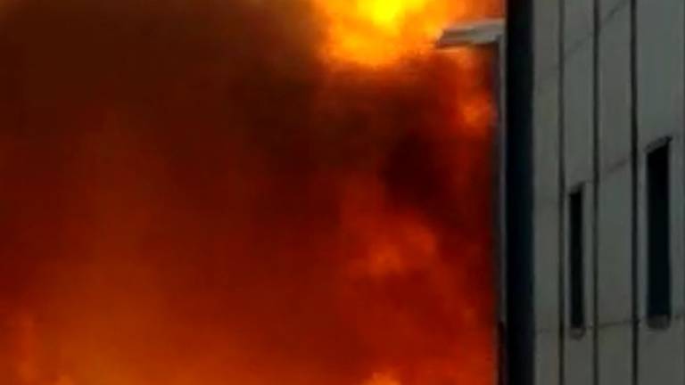 Impresionante incendio en Alcalá la Real Impresionante incendio en Alcalá la Real