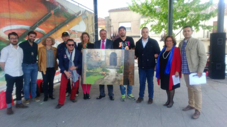Castellar premia al pintor Cristóbal León Castellar premia al pintor Cristóbal León