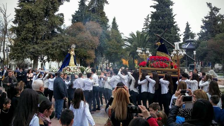 La procesión de SAFA da la bienvenida a la Semana Santa La procesión de SAFA da la bienvenida a la Semana Santa