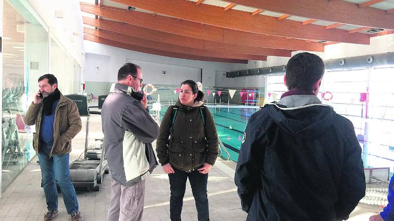 La piscina climatizada, en días La piscina climatizada, en días