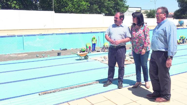 Buen lavado de cara a la piscina