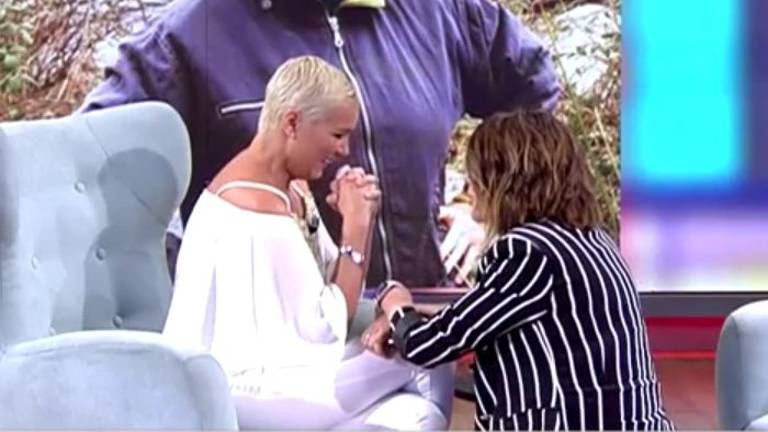 La exmiss María Jesús Ruiz se derrumba en Telecinco La exmiss María Jesús Ruiz se derrumba en Telecinco