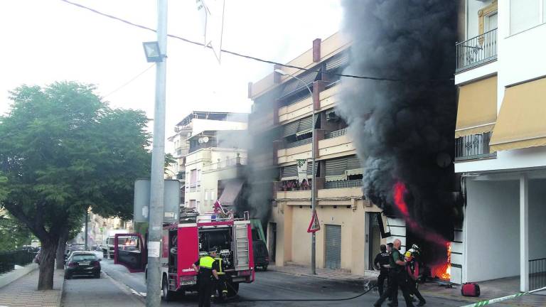 Incendio en Alcaudete Incendio en Alcaudete