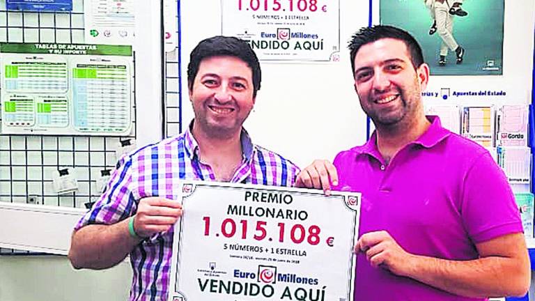 El Euromillón reparte un millón de euros en la capital El Euromillón reparte un millón de euros en la capital