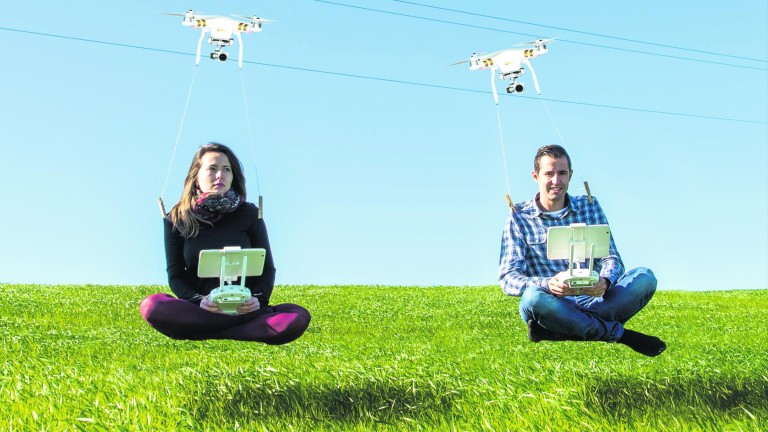 Drones como “vías aéreas” para conseguir el autoempleo