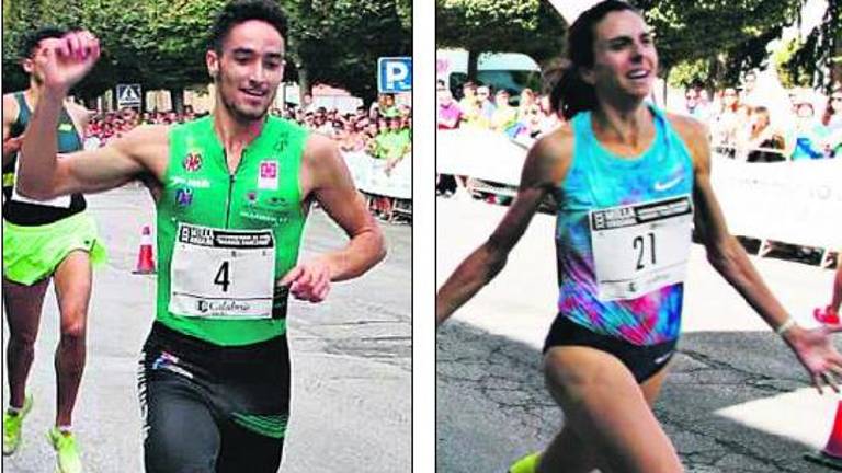 Dos atletas de distinta generación se coronan en Jaén Dos atletas de distinta generación se coronan en Jaén
