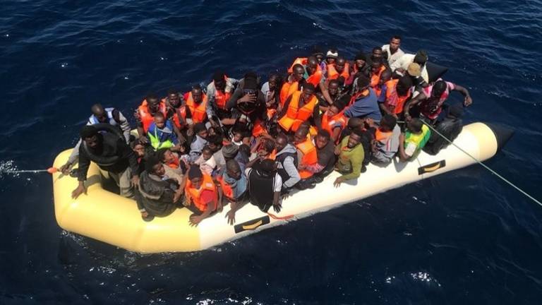 Rescatados al menos 62 inmigrantes en El Estrecho Rescatados al menos 62 inmigrantes en El Estrecho