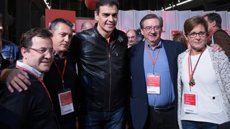 Sánchez, con los pensionistas