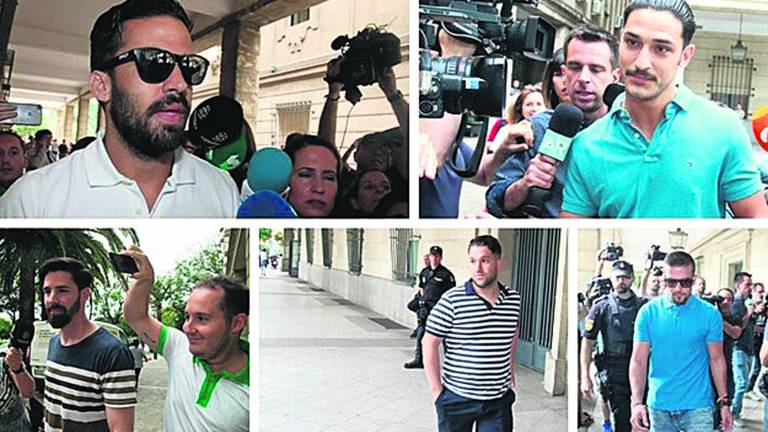 Los miembros de La Manada seguirán en libertad provisional Los miembros de La Manada seguirán en libertad provisional