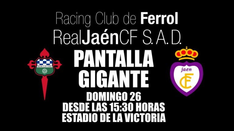 El Ferrol-Real Jaén, en directo desde La Victoria