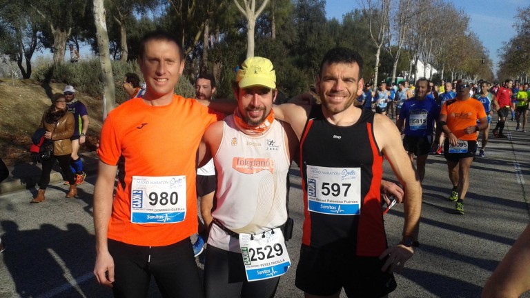 Jiennenses en la media maratón de Sevilla