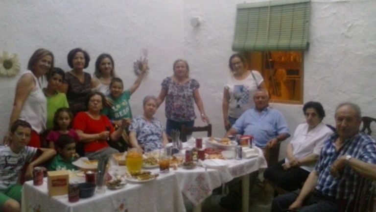 Reencuentro de la familia Roa López