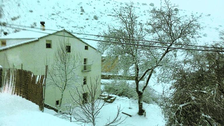 Una nevada a mitad de abril Una nevada a mitad de abril