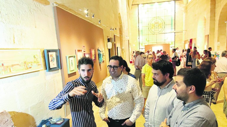 Rafa Ruiz exhibe su arte en Capuchinos