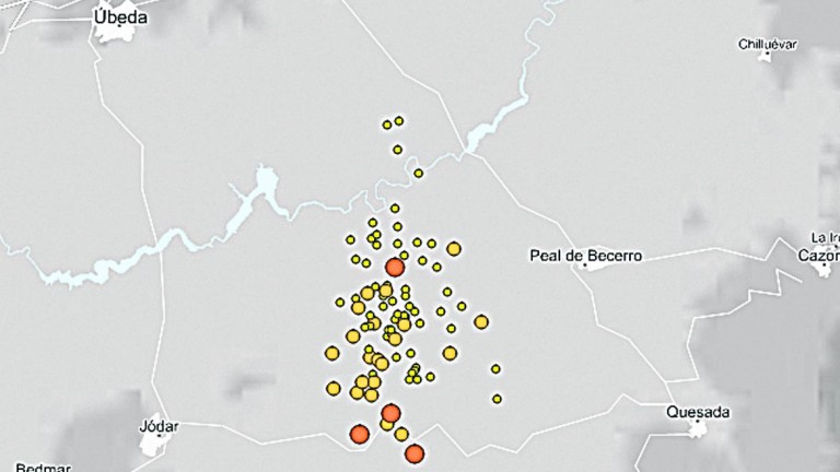 Peal registra una intensa cantidad de terremotos