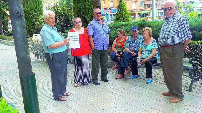 Orden para la retirada parcial de una terraza