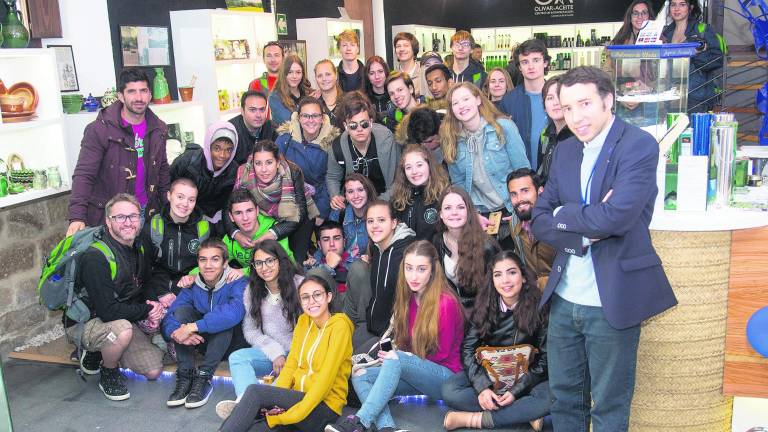 Estudiantes daneses en “Olivar y Aceite”