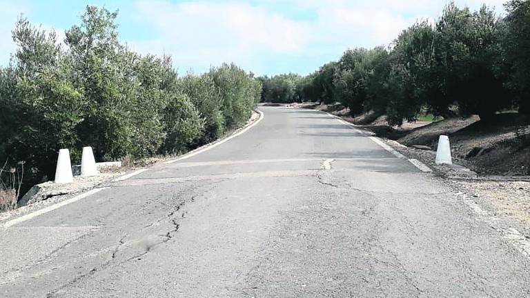 Quejas ante el mal estado de la JA-3309