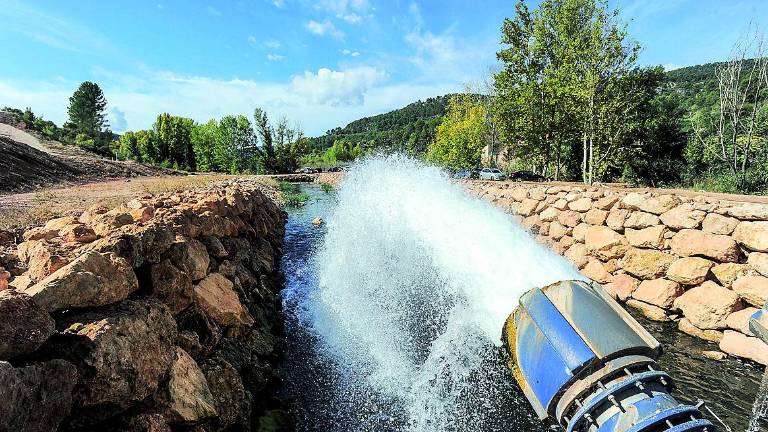 La Presa de la Cerrada de la Puerta “revive” por la sequía