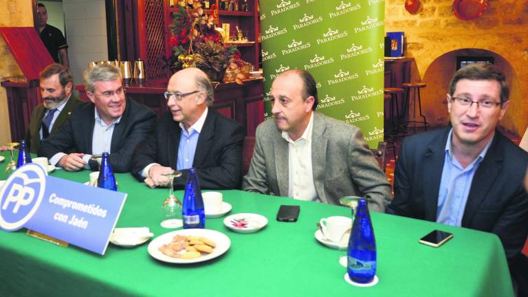 Acto electoral de Cristóbal Montoro con los autónomos Acto electoral de Cristóbal Montoro con los autónomos