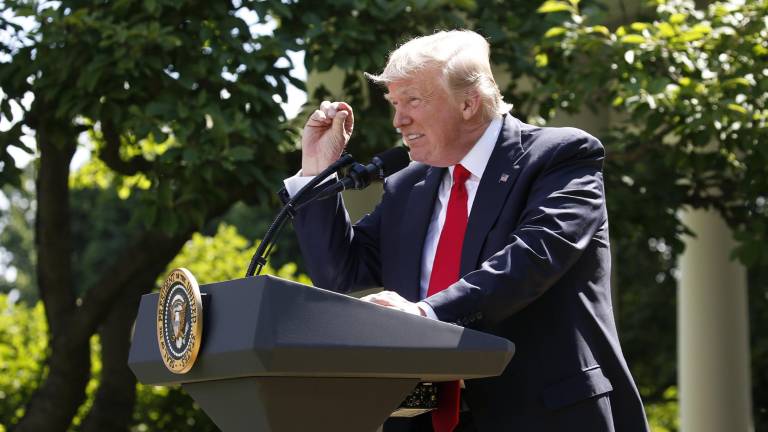 Trump confirma la ruptura de EE UU con el Acuerdo de París Trump confirma la ruptura de EE UU con el Acuerdo de París