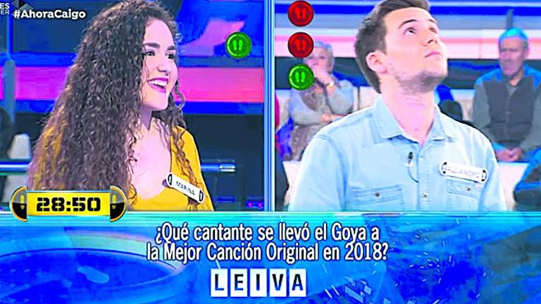 La linarense Marina García concursa en “Ahora caigo” La linarense Marina García concursa en “Ahora caigo”