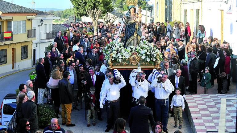 Devoción en Chilluévar a la Virgen de la Paz