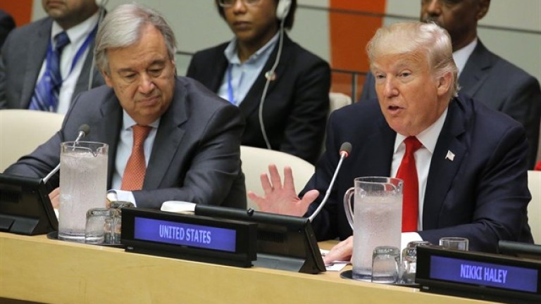 El presidente Trump critica la falta de eficiencia de la ONU