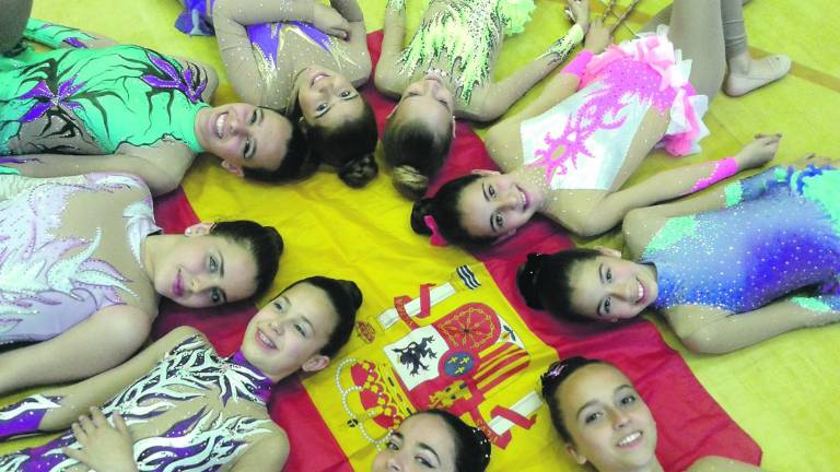 Un “rítmico” intercambio con gimnastas de Verona Un “rítmico” intercambio con gimnastas de Verona