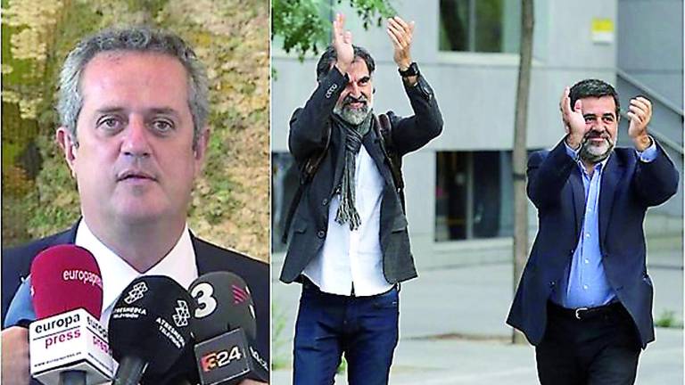 Forn y los “Jordis” dejan la vía unilateral ante el Supremo Forn y los “Jordis” dejan la vía unilateral ante el Supremo
