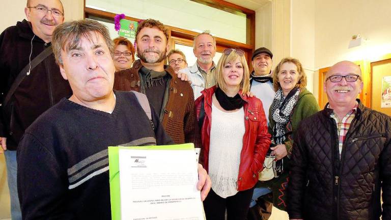 Protesta de los parados de Peñamefécit Protesta de los parados de Peñamefécit