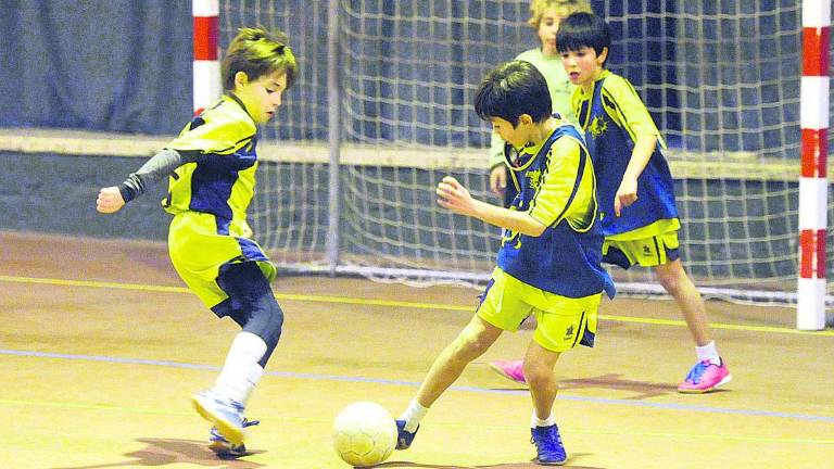 Juega, disfruta y mejora, tres pilares del Maristas benjamín