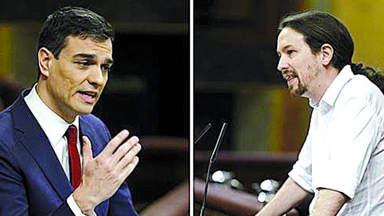 “Cumbre” a dos entre Sánchez e Iglesias antes de la Pasión “Cumbre” a dos entre Sánchez e Iglesias antes de la Pasión