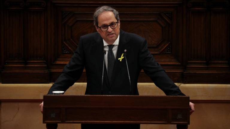Torra: “Visca Catalunya lliure” Torra: “Visca Catalunya lliure”