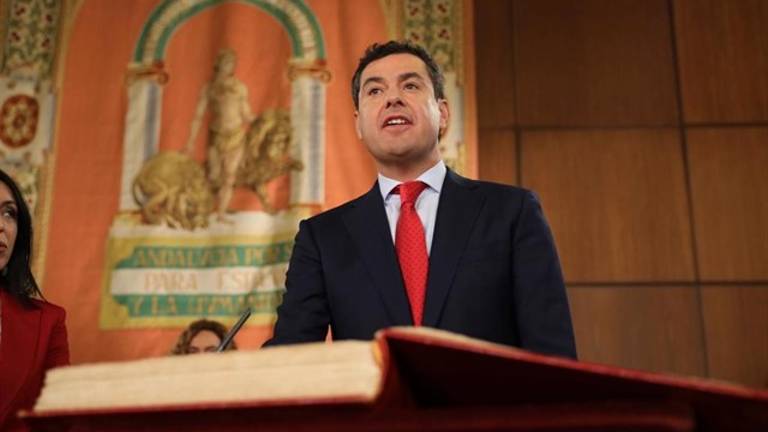 Juan Manuel Moreno toma posesión como presidente de la Junta Juan Manuel Moreno toma posesión como presidente de la Junta