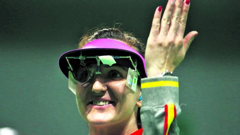 Sonia Franquet, sexta en la final de pistola aire diez metros Sonia Franquet, sexta en la final de pistola aire diez metros