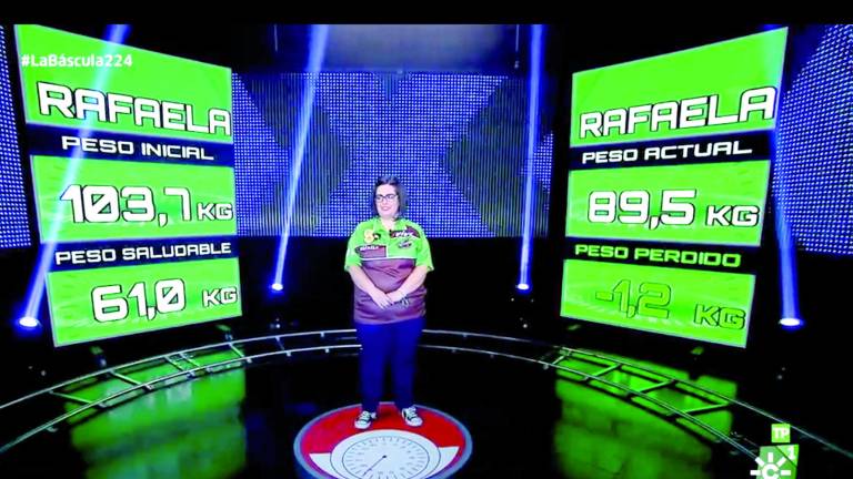Rafaela supera el reto y continúa en “La Báscula” Rafaela supera el reto y continúa en “La Báscula”