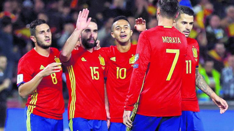 La selección golea en la recta final La selección golea en la recta final