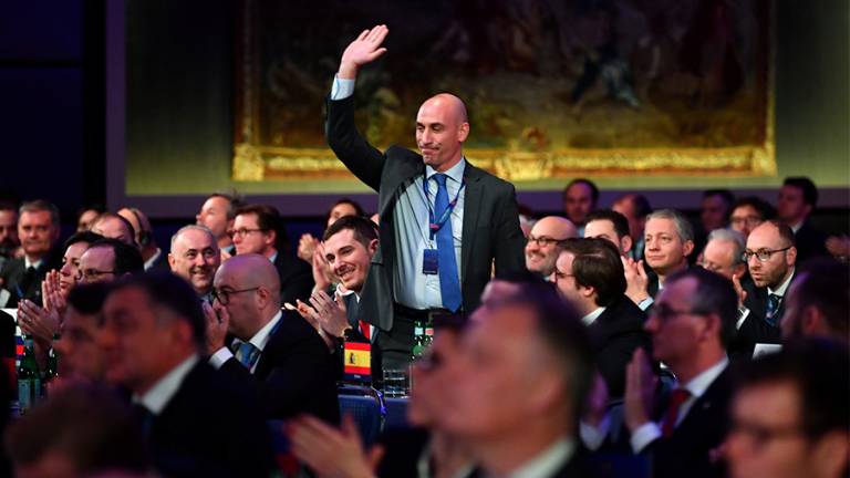 El presidente de la RFEF, Luis Rubiales, miembro del Comité Ejecutivo de la UEFA El presidente de la RFEF, Luis Rubiales, miembro del Comité Ejecutivo de la UEFA