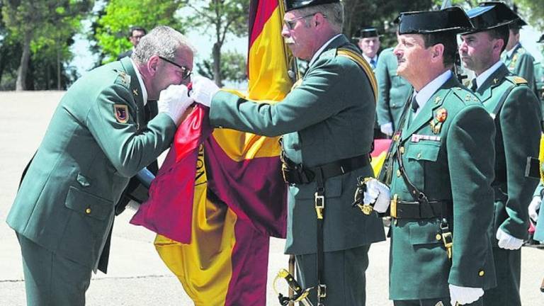 La Guardia Civil organiza en Baeza un acto de jura de bandera para personal civil